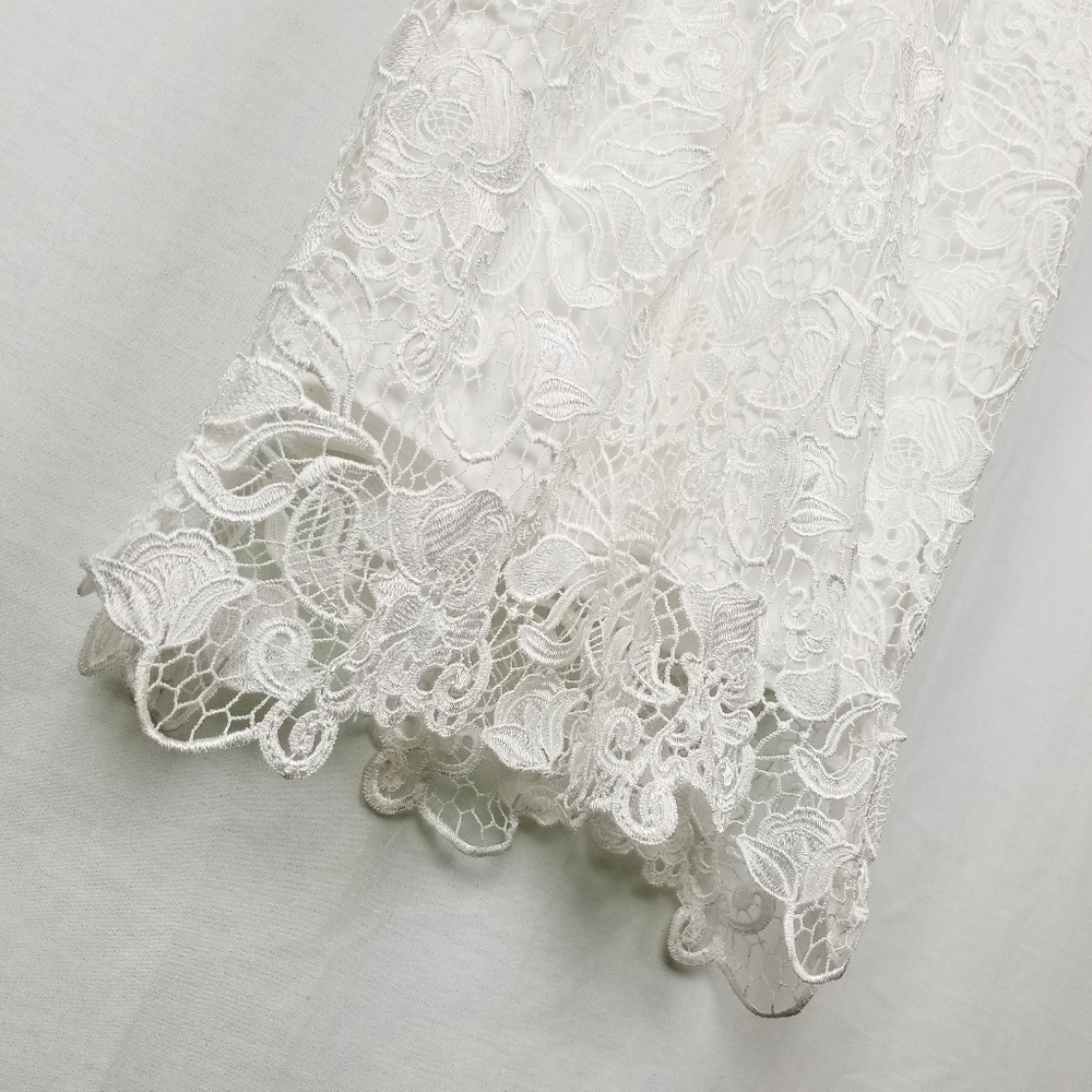 NWOT Lulus white lace bodycon dress size XS - Picture 4 of 7